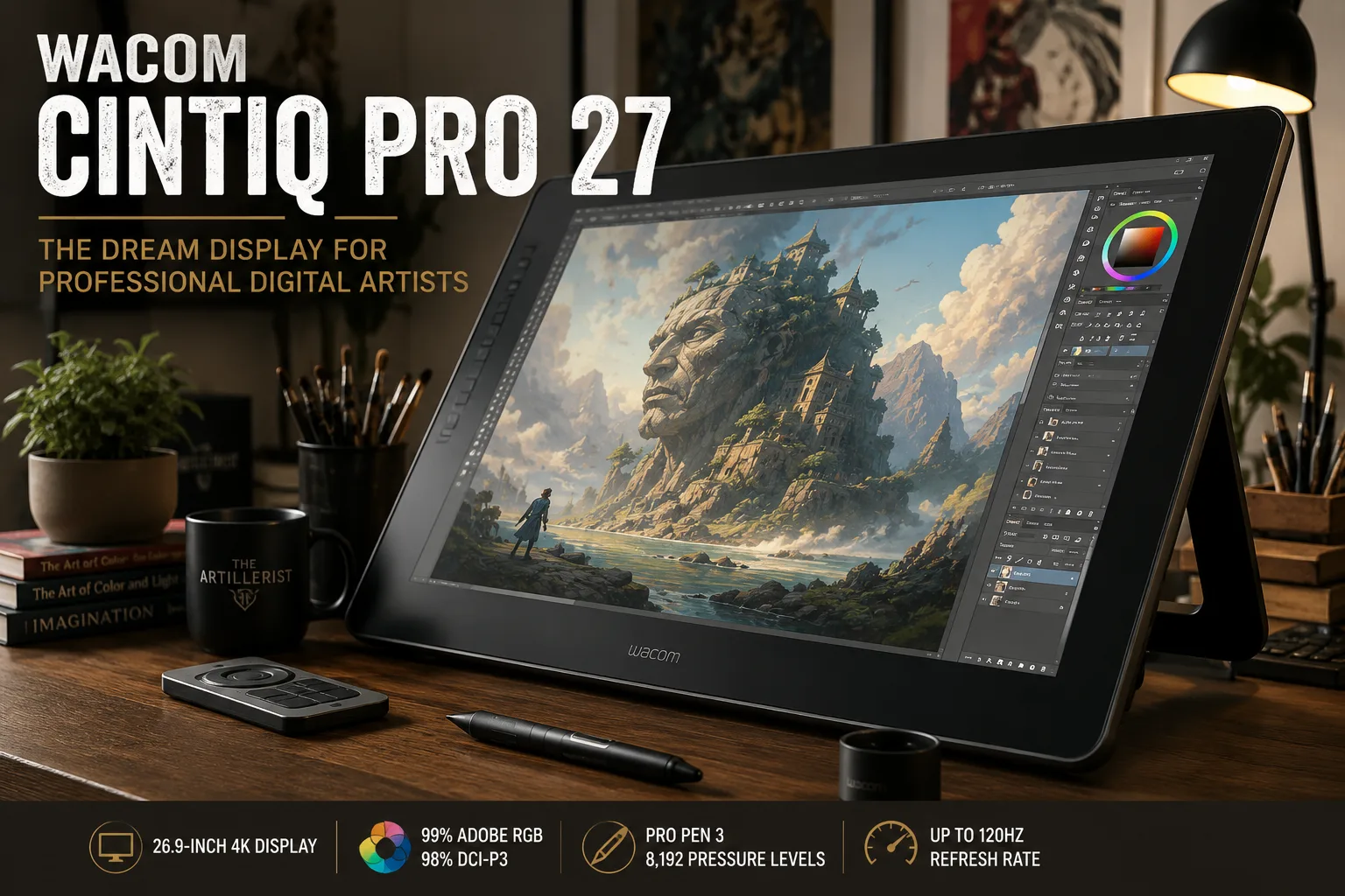 Why the Wacom Cintiq Pro 27 Is the Dream Display for Professional Digital Artists