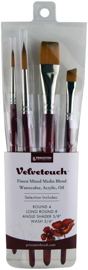 Princeton Velvetouch artist brushes
